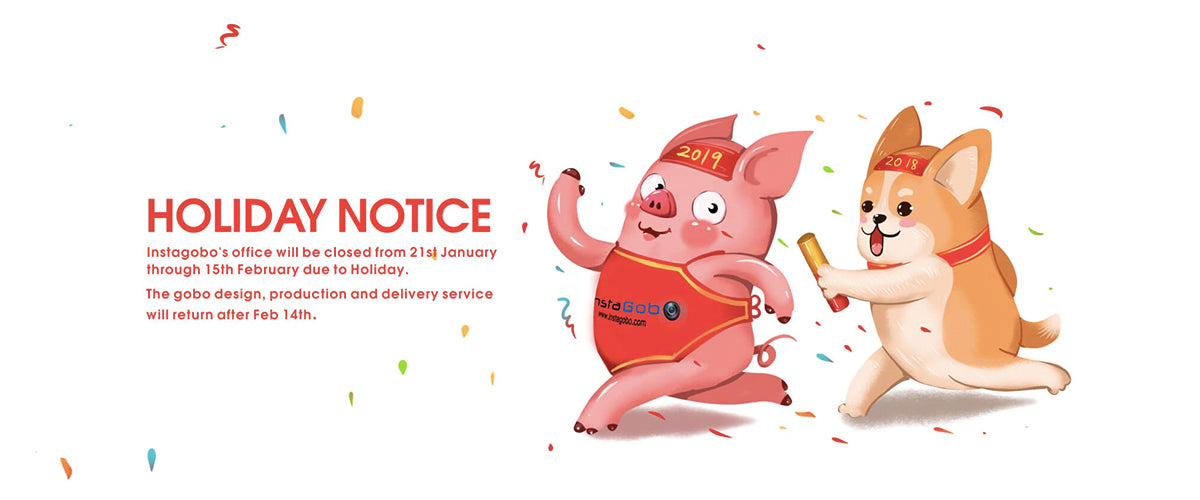 Instagobo Holiday Notice
