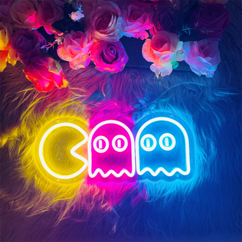 Pc man| Neon Sign Instagobo