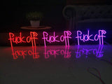 FUCK OFF LED NEON SIGN Instagobo