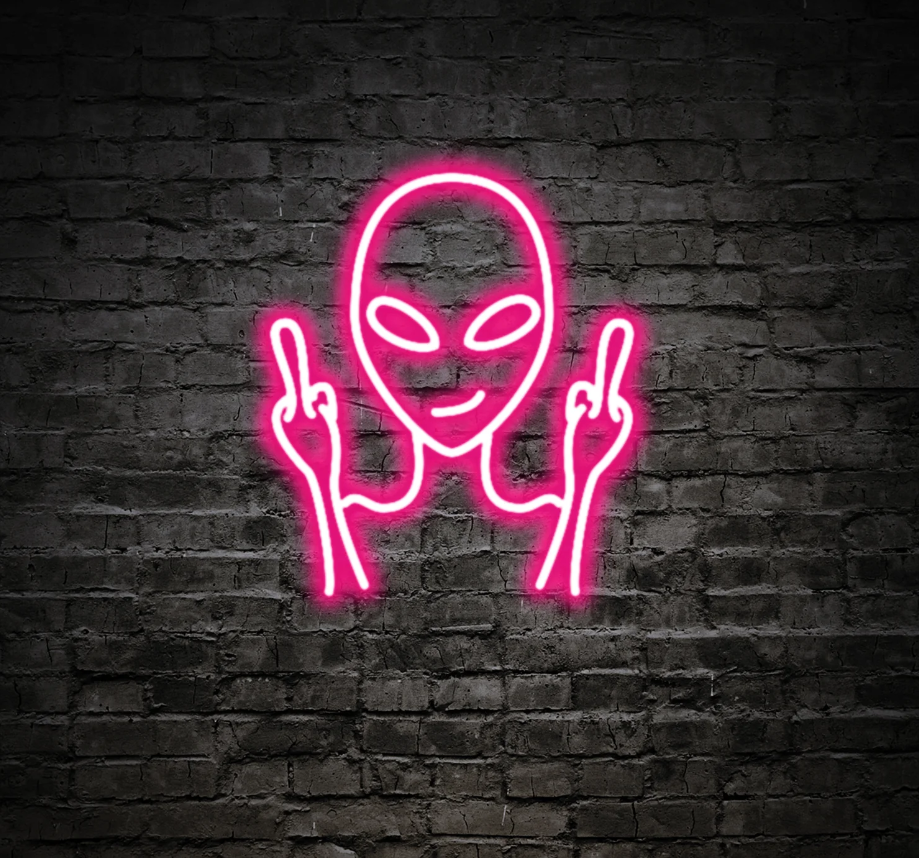 New Alien| Neon Sign Instagobo