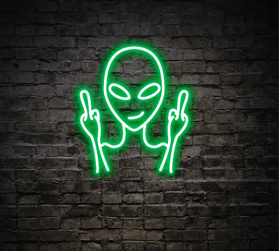 New Alien| Neon Sign Instagobo