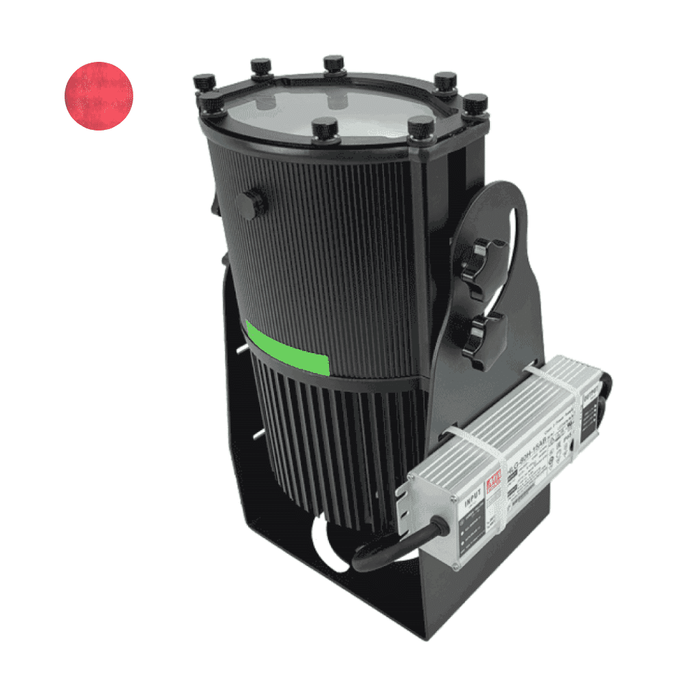 80W LED Line Projector - Red Instagobo