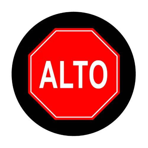 Safety Sign Gobo Design Alto sign Instagobo