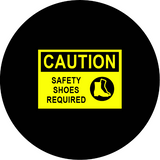 Caution Safty Shoes Required gobo pattern Instagobo