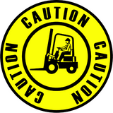 Forklift Traffic Caution sign glass gobo pattern Instagobo