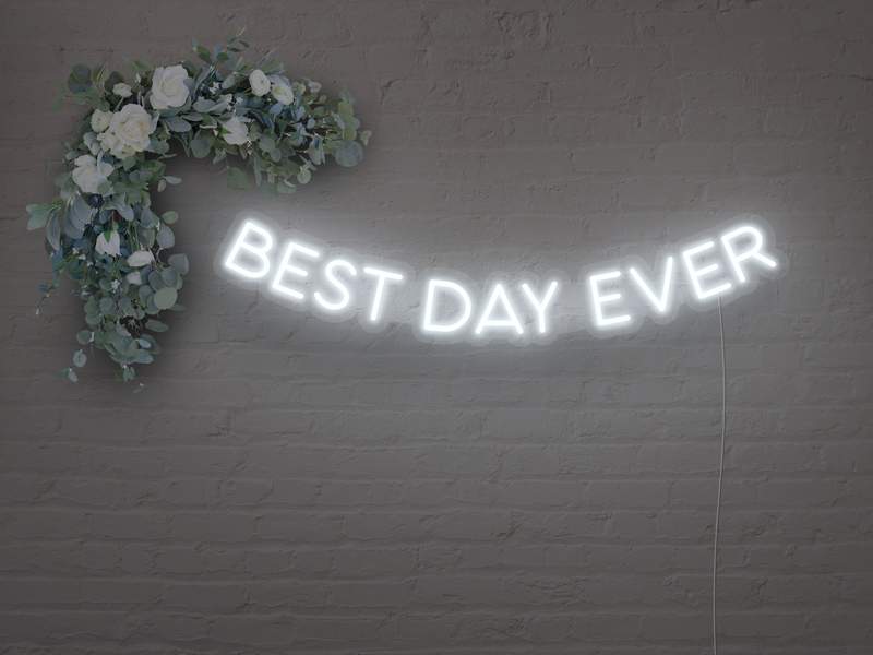 BEST DAY EVER LED NEON SIGN Instagobo