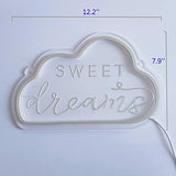 Unique Sweet Dream Neon Sign with 3D Art,Powed by USB Neon Sign.Pink Neon Light Sign with Dimmable Switch. (Pink) Instagobo