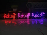 FUCK OFF LED NEON SIGN