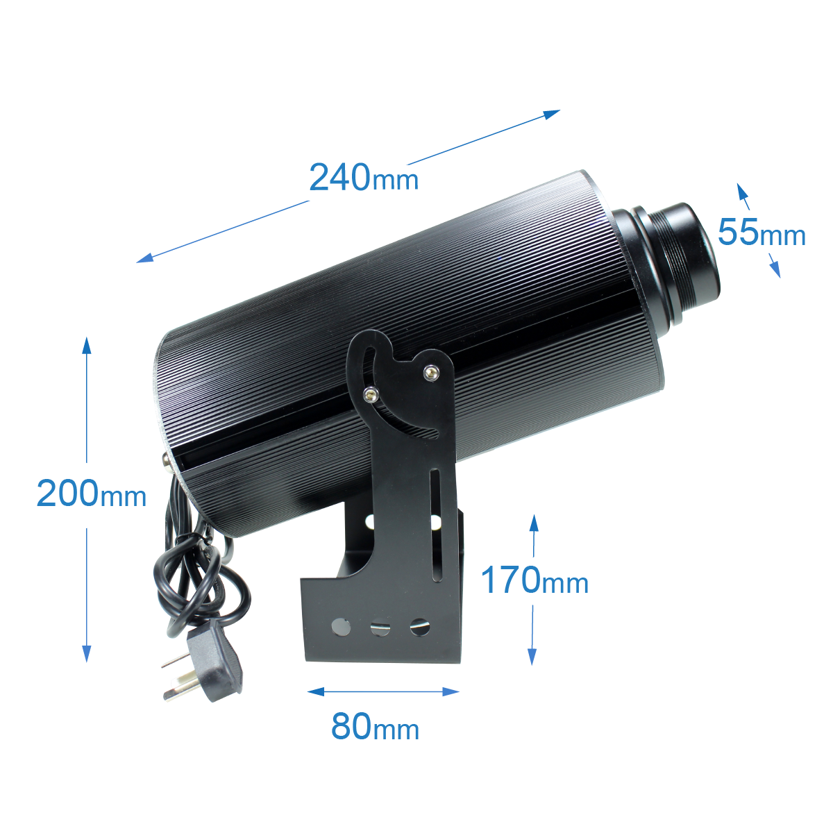 120W Gobo Projector, Rotate, Waterproof  (LE-G12065) - Instagobo