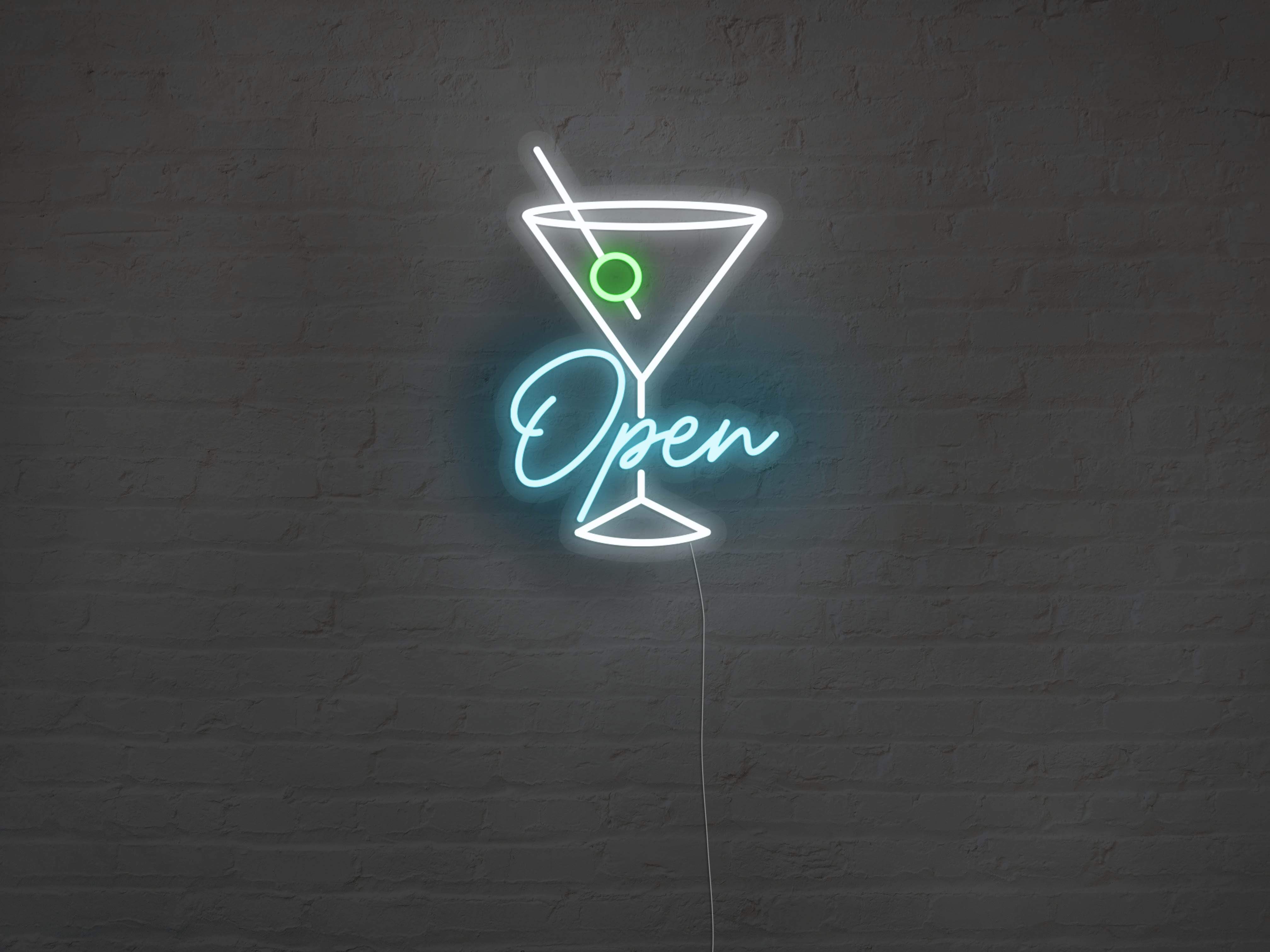 Bar Open LED Neon Sign Instagobo