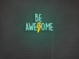 Be Awesome LED Neon Sign Instagobo