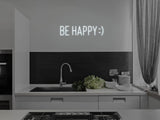 Be Happy LED Neon Sign Instagobo