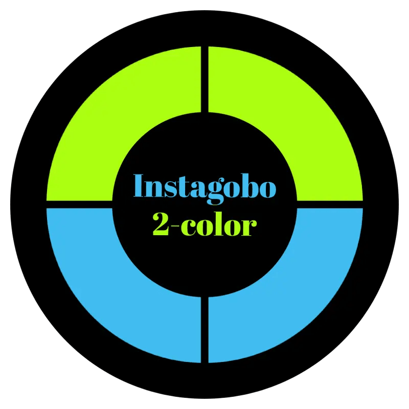 2-Color Glass Gobo Custom Instagobo