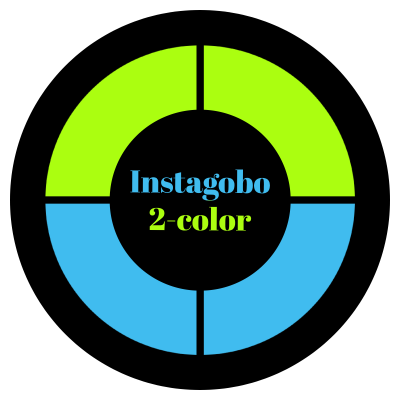 Instagobo 2-color custom gobo for A size B size D size E size M size