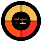 Three Color Glass Gobo Custom Instagobo