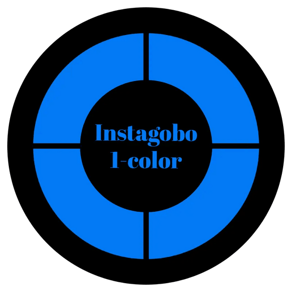 One Color Glass Gobo Custom Instagobo