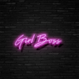 Girl Boss - Neon Sign Instagobo