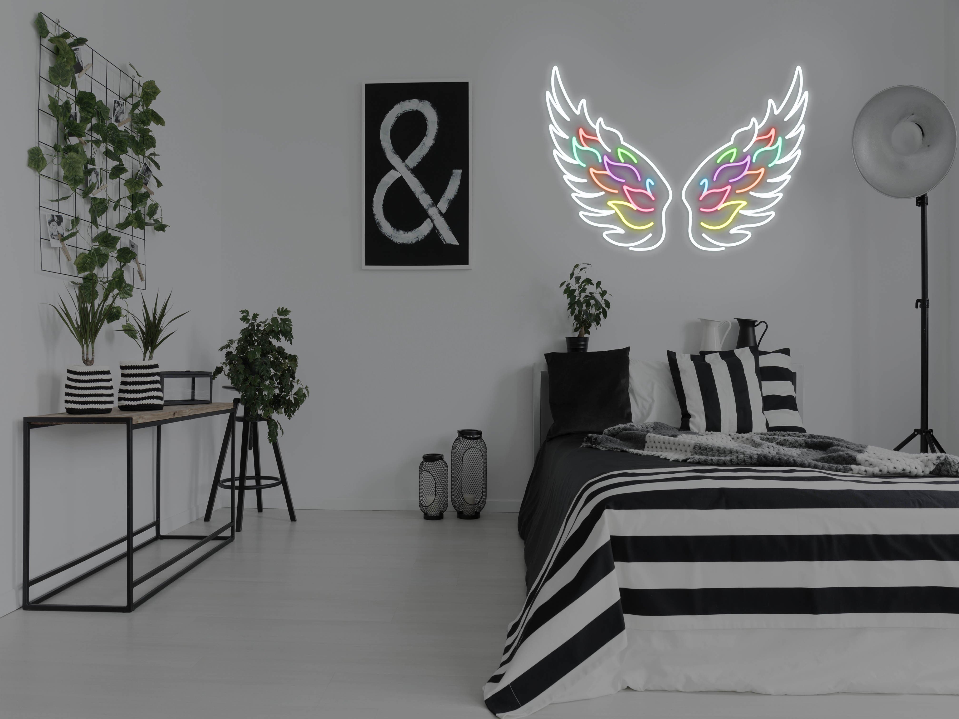 Angel Wings LED Neon Sign Instagobo