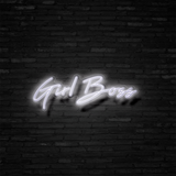 Girl Boss - Neon Sign Instagobo