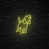 Beagle - Neon Sign Instagobo